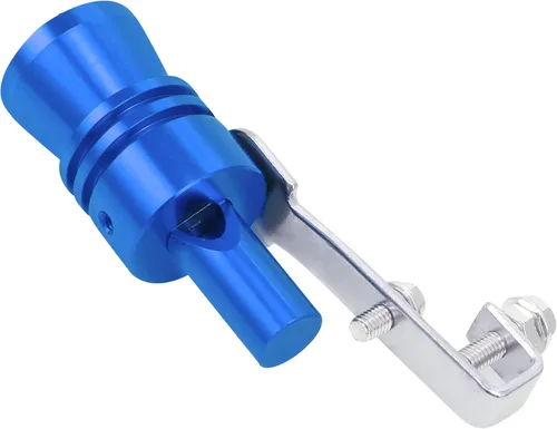 Miniatura 7 de X AUTOHAUX 2 unids XL tamaño coche Turbo silbato aleación de aluminio universal Turbo sonido escape silenciador tubo silbato coche rugido