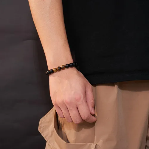 Miniatura 19 de HGDEER Regalos Get Well Soon, pulsera de amatista de piedra natural para mujeres y hombres
