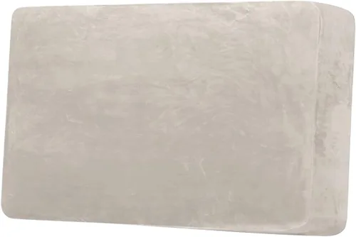 Miniatura 220 de H.VERSAILTEX - Funda de terciopelo elástica y afelpada para protección de cojines de sofá biplaza, silla o sofá, 2 piezas, tamaño grande, color gris