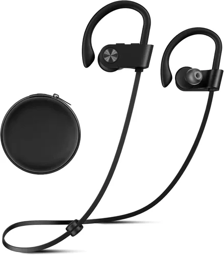 Auriculares Bluetooth, Bluetooth 5.3 IPX7, impermeables, inalámbricos, deportivos, para gimnasio, 16 horas de reproducción, auriculares para correr