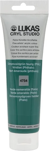 Miniatura 55 de Lukas CRYL Studio Artist - Pintura acrílica para artistas, Alizarín Carmesí, tubo de 125 ml - Pinturas acrílicas de alto pigmento para pintura