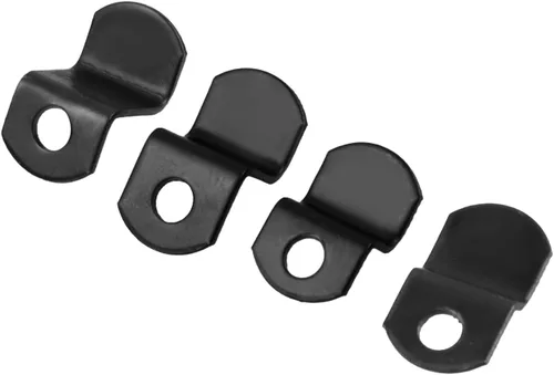 Miniatura 3 de 40 Clips de Lona Desplazados con Tornillos Clips de Metal Negro para Marco de Fotos Abrazaderas de Espejo Clips de Espejo Desplazados de Servicio