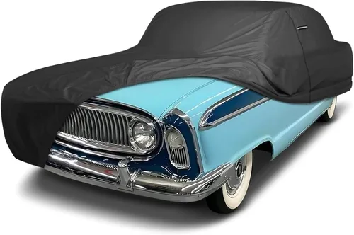 Miniatura 24 de iCarCover - Funda de auto personalizada para AMC Ambassador (1965-1973), impermeable, resistente a todo clima, protector UV, sol, lluvia, nieve