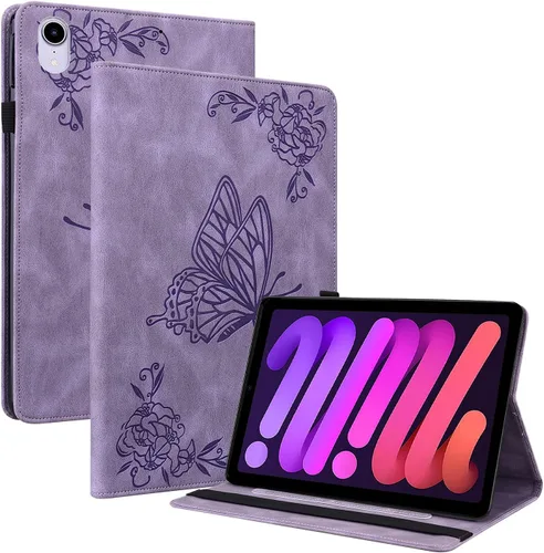 Miniatura 27 de Dteck Funda delgada para Apple iPad mini de 8.3 pulgadas (A17 Pro), Mini (6ª generación) de 8.3 pulgadas con función de encendido automático