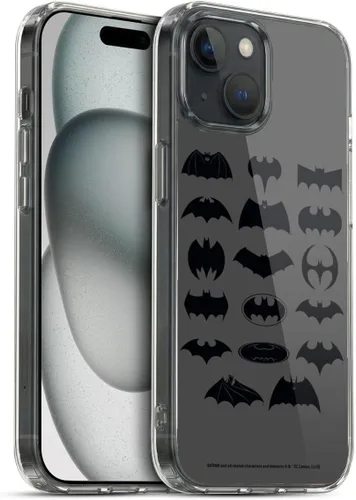 Miniatura 165 de Head Case Designs Funda de gel con licencia oficial de Batman DC Comics Bat Signal Logos [protección de grado militar] compatible con Apple iPhone 7