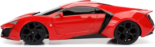 Miniatura 6 de Jada Fast & Furious 7.5" Lykan Hypersport - Coche de control remoto RC con 2.4GHz, juguetes para niños y adultos