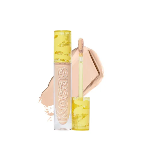 Miniatura 16 de Kosas Revealer Corrector - Maquillaje de cobertura media con ácido hialurónico, oculta las ojeras debajo de los ojos, manchas oscuras e Tono 6.8 W