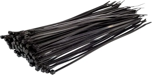 Miniatura 127 de GTSE - Paquete de 100 bridas con cremallera de 20.3 cm, color plateado/gris, 8.06 kg de resistencia, bridas de nailon grises resistentes a los rayos