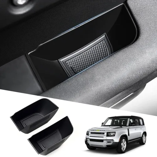 Miniatura 8 de Karltys Organizador de consola central para Land Rover Defender 90 110 130 2020-2025 2026 (no para versión de refrigerador), accesorios Defender