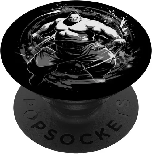 Miniatura 6 de Sumo Wrestler Japan Sumo Fighter Wrestling Japanese Vintage PopSockets MagSafe PopGrip para iPhone