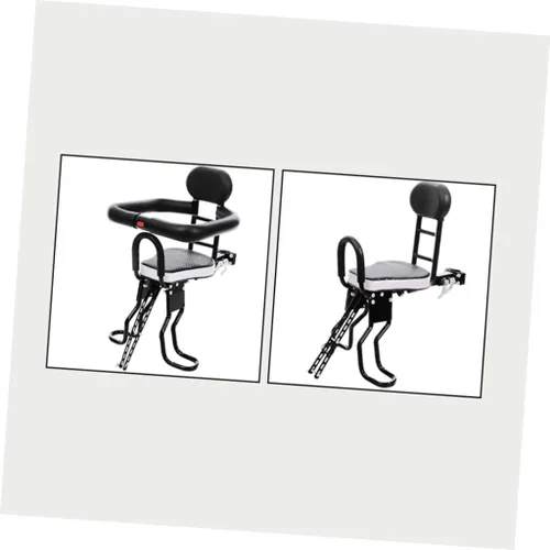 Miniatura 7 de SUPVOX Asiento de seguridad montado en la parte delantera para el diseño de desmontaje rápido adecuado para bicicletas de montaña y carretera