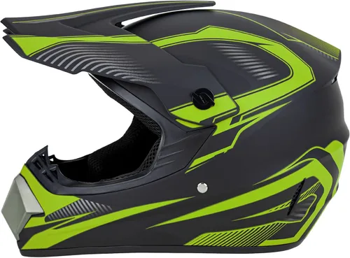 Miniatura 5 de CARTMAN Adult Full Face Motorcycle Helmet, DOT Approved Dirt Bike Helmet, Matte Black and Red for Offroad, ATV, and Motocross