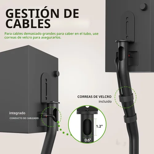 Miniatura 7 de USX MOUNT Soportes universales para altavoces, altura ajustable que se extienden de 30.0 a 39.1 pulgadas para altavoces satelitales y altavoces