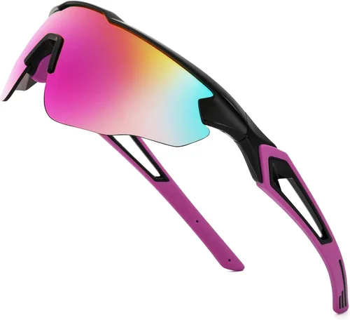 Miniatura 9 de FEISEDY Gafas de sol polarizadas deportivas juveniles para 8-16 Ciclismo, Correr, Conducción, B0011