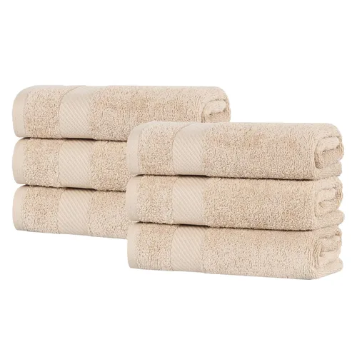 Miniatura 80 de SUPERIOR Kendell - Juego de 4 toallas de baño de algodón egipcio, absorbentes, para la ducha, artículos esenciales para el spa, toallas grandes
