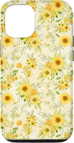 Miniatura 28 de Cute Sunflower Pattern Yellow Pastel Flower Case for iPhone 16