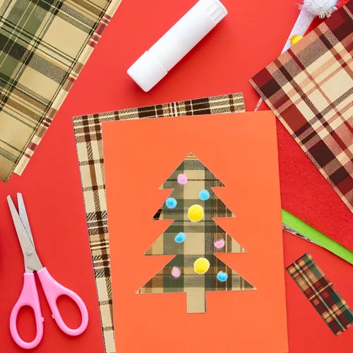 Miniatura 5 de Papel para álbum de recortes con patrón navideño, suministros de producción de tarjetas de 6 pulgadas, 24 hojas de cartulina libre de ácido de un