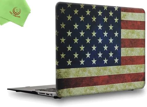 Miniatura 24 de Carcasa para MacBook Air de 13 pulgadas, UESWILL, carcasa rígida mate de tacto suave para MacBook Air de 13 pulgadas (Modelo A1466 / A1369) de Negro