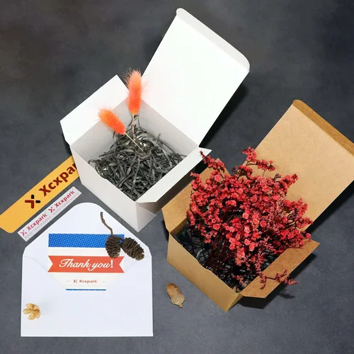 Miniatura 7 de Xxcxpark 48 cajas de regalo blancas de 4 x 4 x 4 pulgadas, caja decorativa de regalo de regalo con tapa para manualidades, cubos, cupcakes, cajas