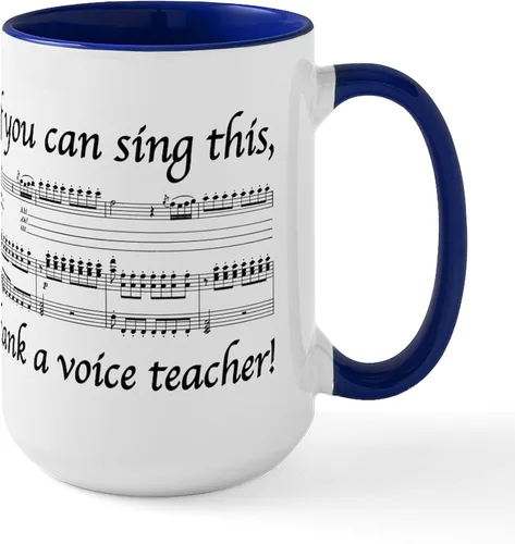 Miniatura 8 de CafePress Taza de café de cerámica para profesor/matemáticas inglesas, taza de té de 15 onzas