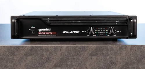 Miniatura 3 de Gemini XGA-2000 - Amplificador de potencia para equipos de DJ y 2000 vatios de potencia pico instantánea (2000 W)