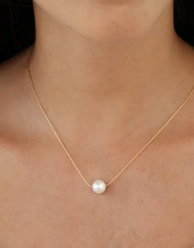 Miniatura 19 de Collar de hija relleno de oro de mamá o papá, collar clásico de perlas blancas con mensaje significativo, listo para regalar