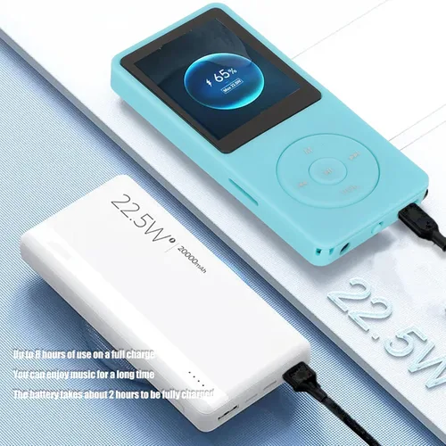 Miniatura 4 de Zunate Reproductor de MP3/MP4, reproductor MP3 MP4 digital portátil sin pérdidas para niños, delgado reproductor multimedia LCD de 1.8 pulgadas
