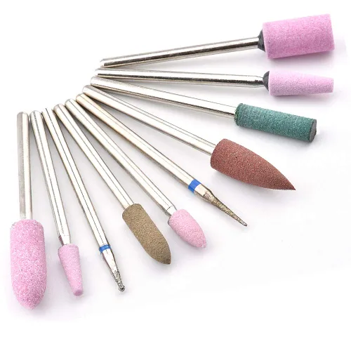 Brocas de uñas de cerámica, dispositivo eléctrico de repuesto para manicura, pedicura, molino de pulido, cortador de limas de uñas11