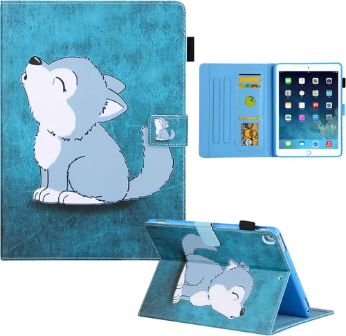 Miniatura 26 de Dteck Funda para iPad mini 5/4/3/2/1 - [Diseño de flores en relieve] Funda tipo folio clásica