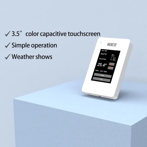 Miniatura 2 de HEATIT ET-7A Termostato programable con pantalla táctil y control por voz