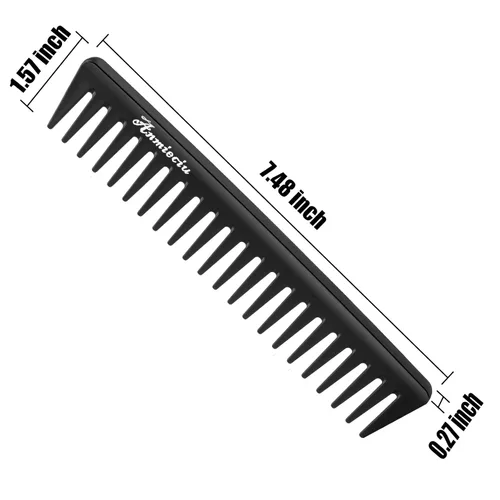 Miniatura 2 de 2 peines de dientes anchos y peine desenredante de cabello grande, adecuado en todo tipo, peine de cabello Anmieciu Advanced Care Styling