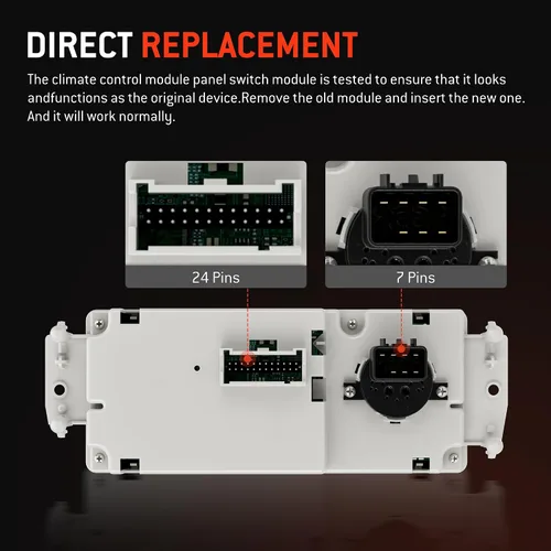 Miniatura 6 de 599-210XD Módulo de Control de Clima Panel de Control de AC Compatible con Vehículos Chevy GMC Buick Cadillac Isuzu Saab 2003-2007 - Silverado