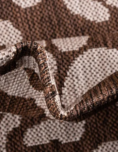 Miniatura 8 de Unique Loom Outdoor Safari Collection - Alfombra para exterior, diseño de leopardo (3 x 5 pies 3 pulgadas, Rectángulo, Marrón/Marrón claro)