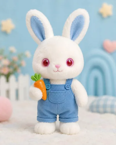 Miniatura 5 de Zim - Par de ojos de seguridad de conejo de plástico Albino rojo y rosa de 0.472 in para manualidades Amigurumi muñecas o marionetas (paquete de 8)