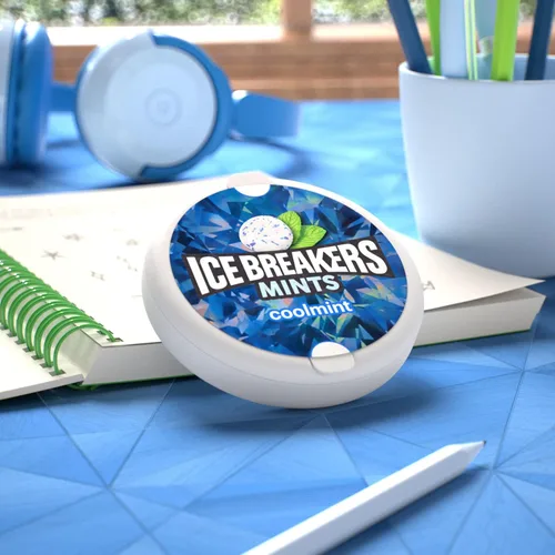 Miniatura 5 de ICE BREAKERS Coolmint Latas de mentas sin azúcar, 1.5 oz (8 unidades)