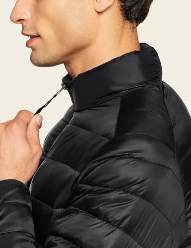 Miniatura 4 de TSLA - Chaqueta acolchada, ligera y plegable para hombre, ideal para invierno, impermeable