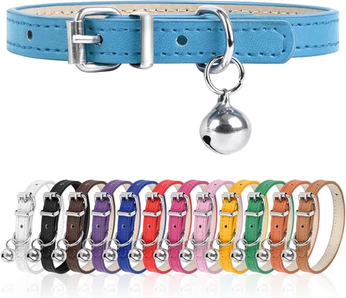 Miniatura 17 de Collar de perro XXS para Teacup, collar de perro Teacup ajustable para perros pequeños, medianos y grandes, 3/8 pulgadas de ancho (blanco, XXS)