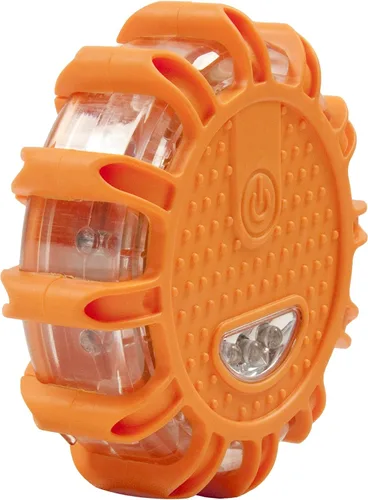 Miniatura 11 de WAGAN Fred Disco de luces LED parpadeantes para emergencia en carretera, paquete de de 3, Rojo