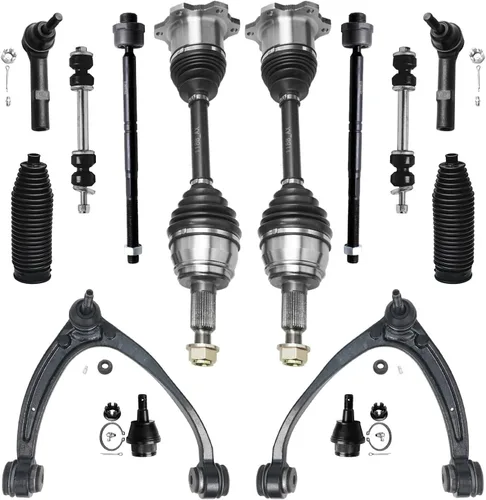 Miniatura 115 de Detroit Axle - Kit de suspensión frontal de 16 piezas para RWD Chrysler 300 Dodge Charger Challenger Magnum 6 brazos de control con rótulas 2