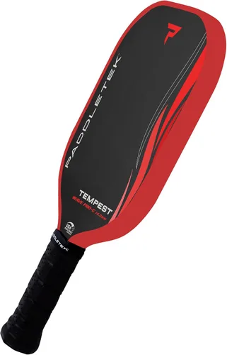Miniatura 6 de Paddletek Tempest Wave PRO-C - Paletas de pickleball aprobadas por USAPA con núcleo de panal de polímero - Fibra de carbono unidireccional PT-700