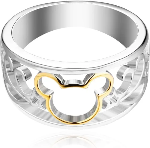 Miniatura 2 de JO WISDOM Anillo de ratón chapado en plata de ley 925 y oro amarillo