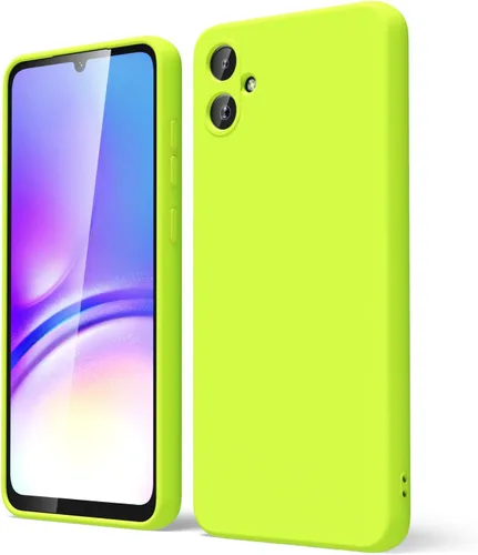 Miniatura 91 de oakxco Funda para teléfono Samsung Galaxy A12 con agarre de silicona líquida, linda delgada fina suave cubierta de gel de goma TPU lisa para mujeres