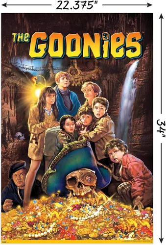 Miniatura 3 de Trends International The Goonies - Póster de pared de una hoja, 22.375 x 34 pulgadas, versión sin marco