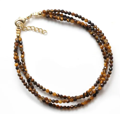 Miniatura 61 de Gempires Natural Multi Strand Beaded Bracelets Lightweight Handmade Gemstone Jewelry Hypoallergenic 8 Inch Gold Plated Stylish Everyday Wear Jewelry