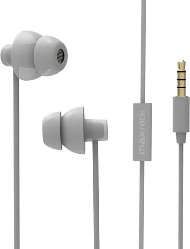 Miniatura 7 de MAXROCK (TM) Auriculares de silicona suave total con micrófono para dormir, opción de viaje para teléfonos celulares, tabletas y conector de 0.138