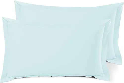 Miniatura 98 de Nestl Juego de 2 fundas tipo sham de almohada suaves - Fundas de almohada de microfibra de doble cepillado - Fundas de almohada de cama premium