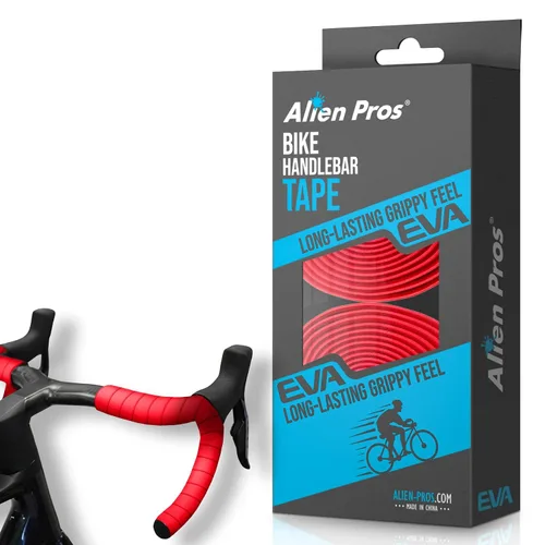 Miniatura 8 de ALIEN PROS Cinta de manubrio de bicicleta EVA (juego de 2) verde Bianchi - Mejora el agarre de tu bicicleta con esta cinta para manillar