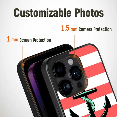 Miniatura 3 de Fundas de teléfono con nombre personalizado compatibles con iPhone 5/6/7/8/Plus/X/Xs/Xr/11/12/13/14/mini/Pro/Max, Samsung Galaxy S20/S21/S22 Nombre