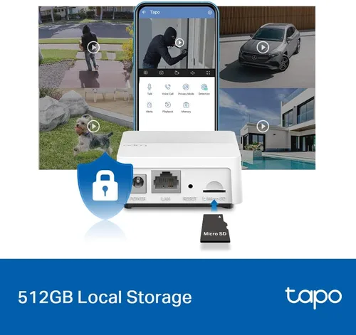 Miniatura 7 de TP-Link Tapo Smart Hub con timbre integrado, requiere Wi-Fi de 2.4 GHz, conecta hasta 64 dispositivos inteligentes + 4 cámaras, protocolo