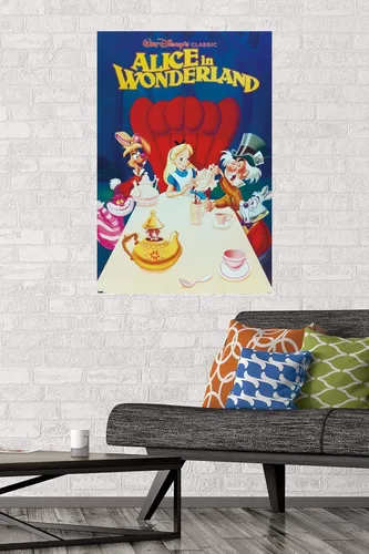 Miniatura 2 de Trends International Disney Alicia en el país de las maravillas - Póster de pared del 70 aniversario, 22.4 pulgadas de largo x 14.7 pulgadas